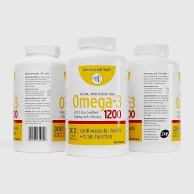 See Yourself Well Omega 3 1200 300 capsules