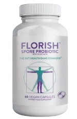 FLORISH SPORE PROBIOTIC WITH FULVIC ACID - 60 CAPSULES