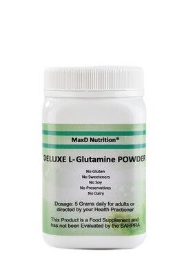 MaxD Nutrition Deluxe L-Glutamine Powder