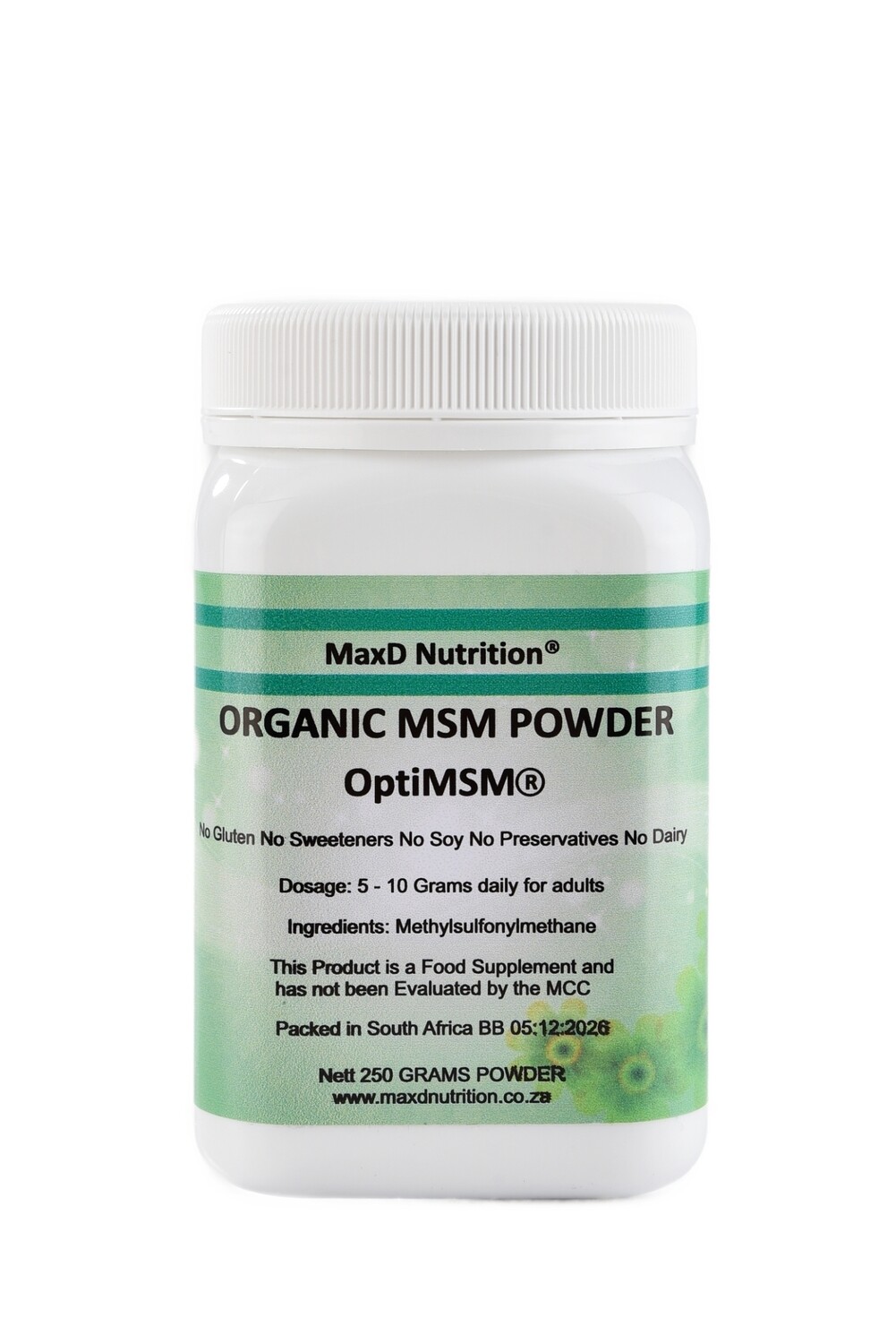 MaxD Nutrition Organic MSM Powder