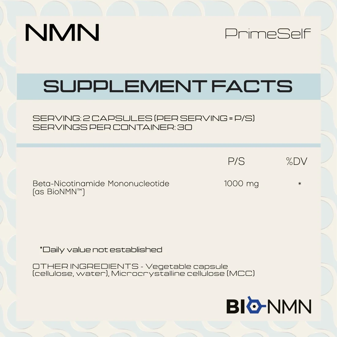 Prime Health NMN 60 caps