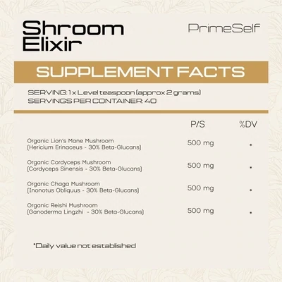 Prime Health Shroom Elixir 80g