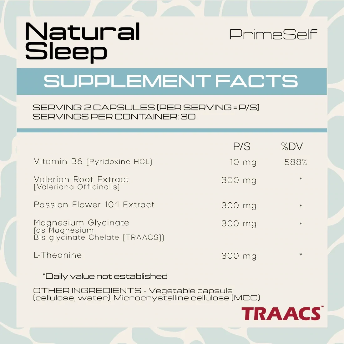Prime Health Natural Sleep 60 caps