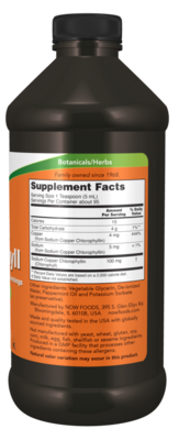 Now Food Liquid Chlorophyll 473ml