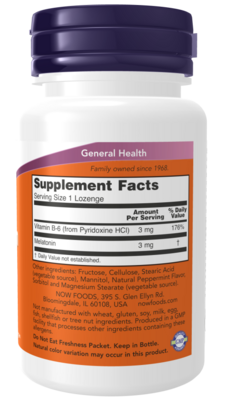 Now Foods Melatonin 3mg 60 cap