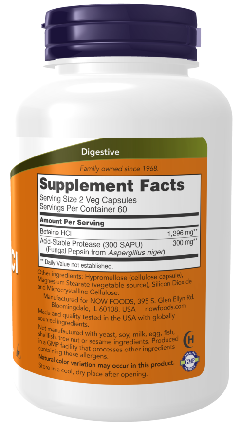 Now Foods Betaine 648mg 120 cap