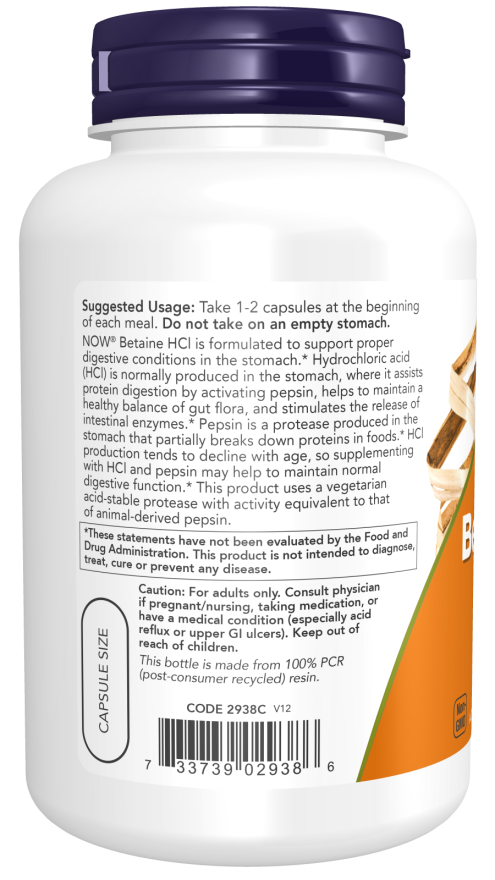 Now Foods Betaine 648mg 120 cap