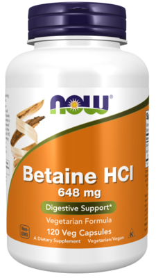 Now Foods Betaine 648mg 120 cap