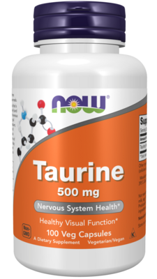 Now Foods Taurine 500mg 100 cap