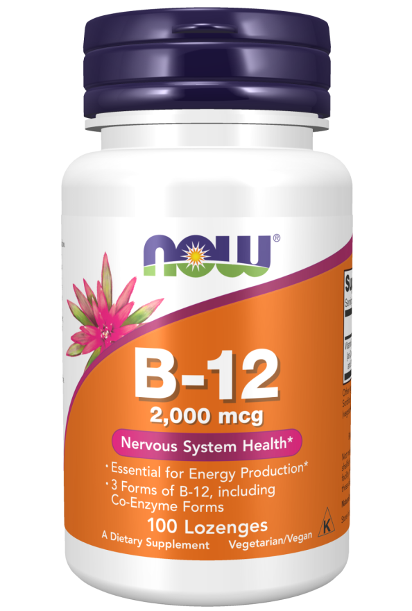 Now Foods Vitamin B12 2000mcg 100 lozenges