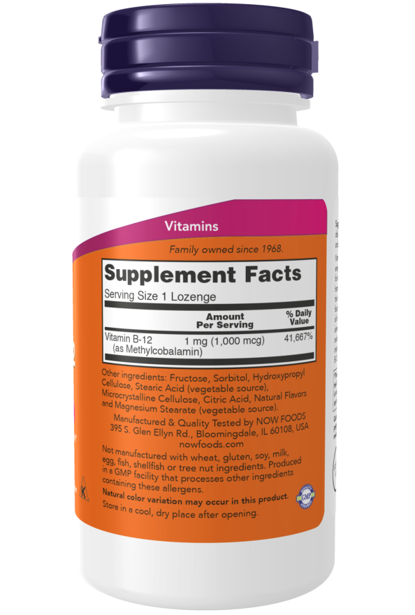 Now Foods Methyl B12 1000mcg 100 lozenges