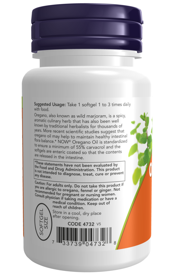 Now Foods Oregano Oil 90 cap