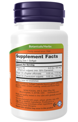Now Foods Oregano Oil 90 cap