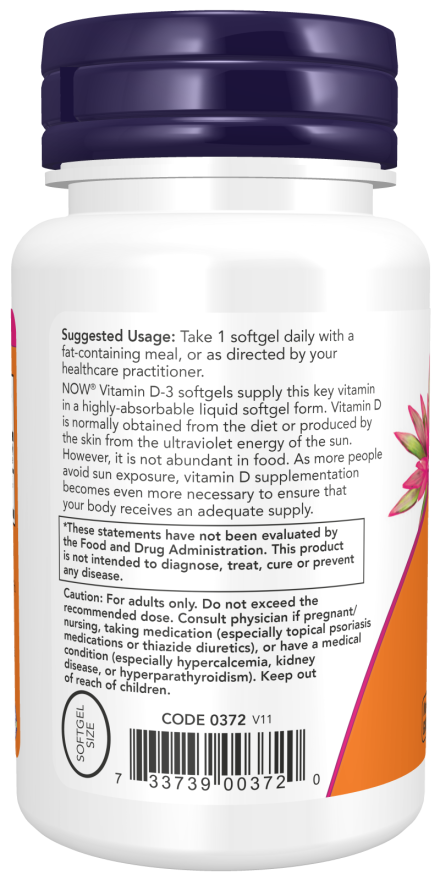 Now Foods D3 5000IU 240 cap
