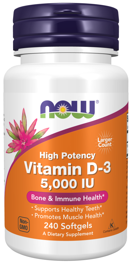 Now Foods D3 5000IU 240 cap