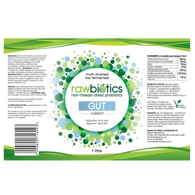 Rawbiotics Gut 1L