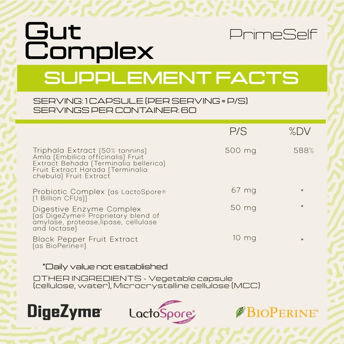 Prime Health Gut Complex 60