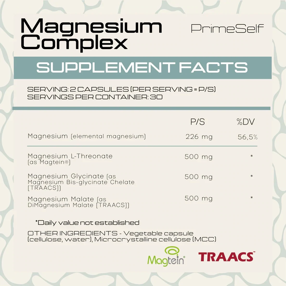 Prime Health Magnesium Complex 60