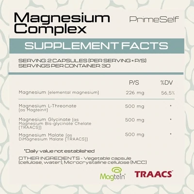 Prime Health Magnesium Complex 60