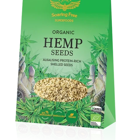 Soaring Free Hemp Seeds 200g
