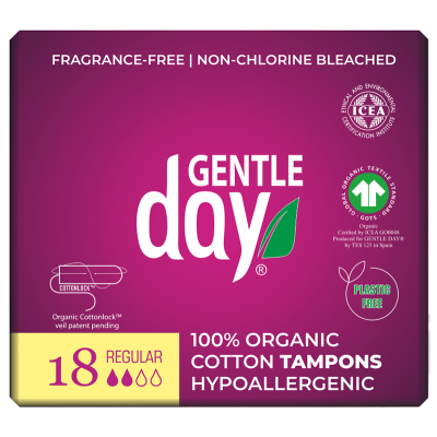 Gentle Day Cotton Tampons 18's
