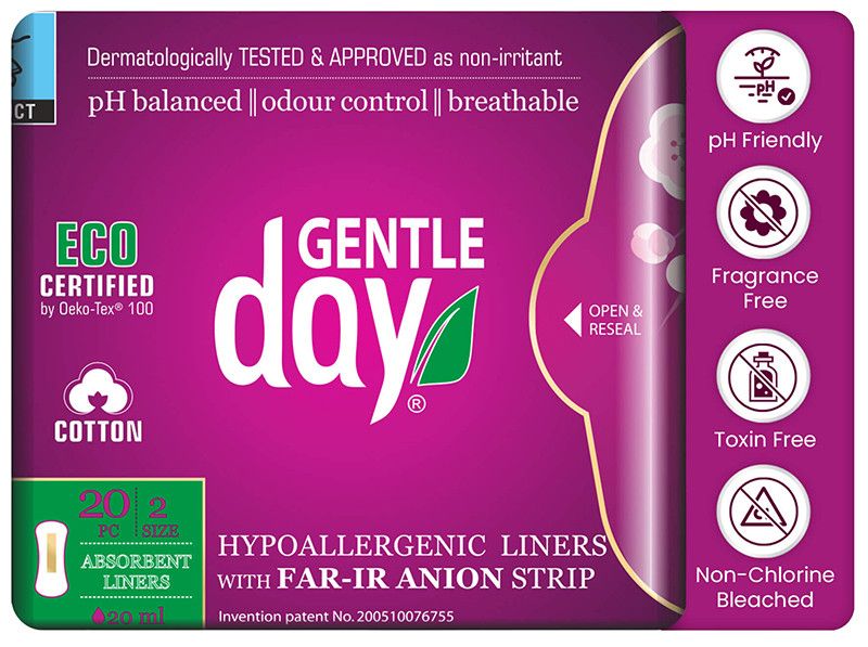 Gentle Day Organic Cotton Liners Regular 30's