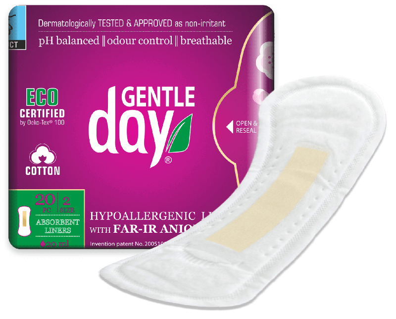 Gentle Day Organic Cotton Liners Regular 30's