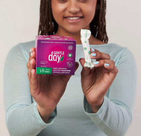 Gentle Day Cotton Tampons Super 18's