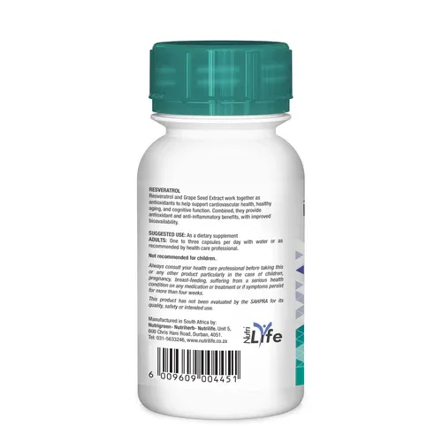 Nutrilife Resveratrol 60