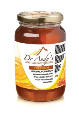 Dr Andy&#39;s Anti Allergy Remedy Honey 500g
