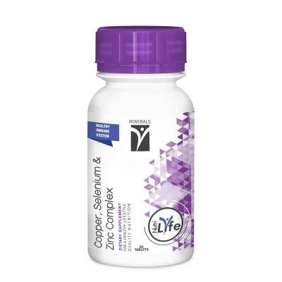 Nutrilife Copper, Selenium &amp; Zinc 60 cap