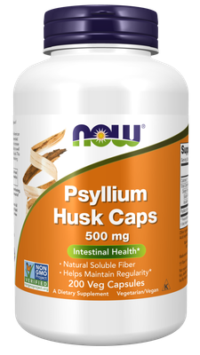 Now Foods Psyllium Husk 500mg 200 cap