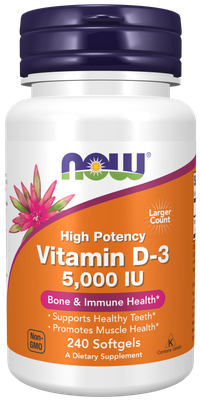 Now Foods D3 5000IU 240 cap