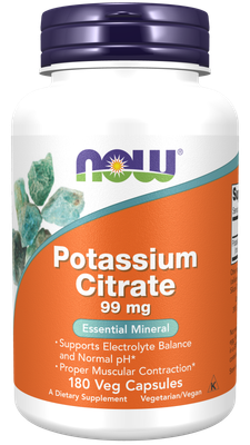 Now Foods Potassium Citrate 99mg 180 cap
