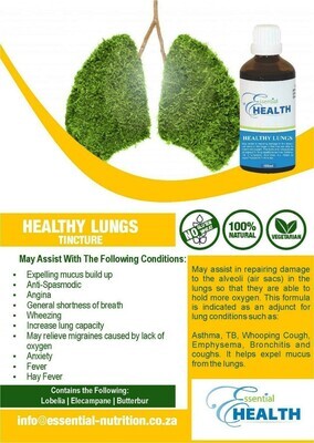 Essential Health Healthy Lungs 100ml