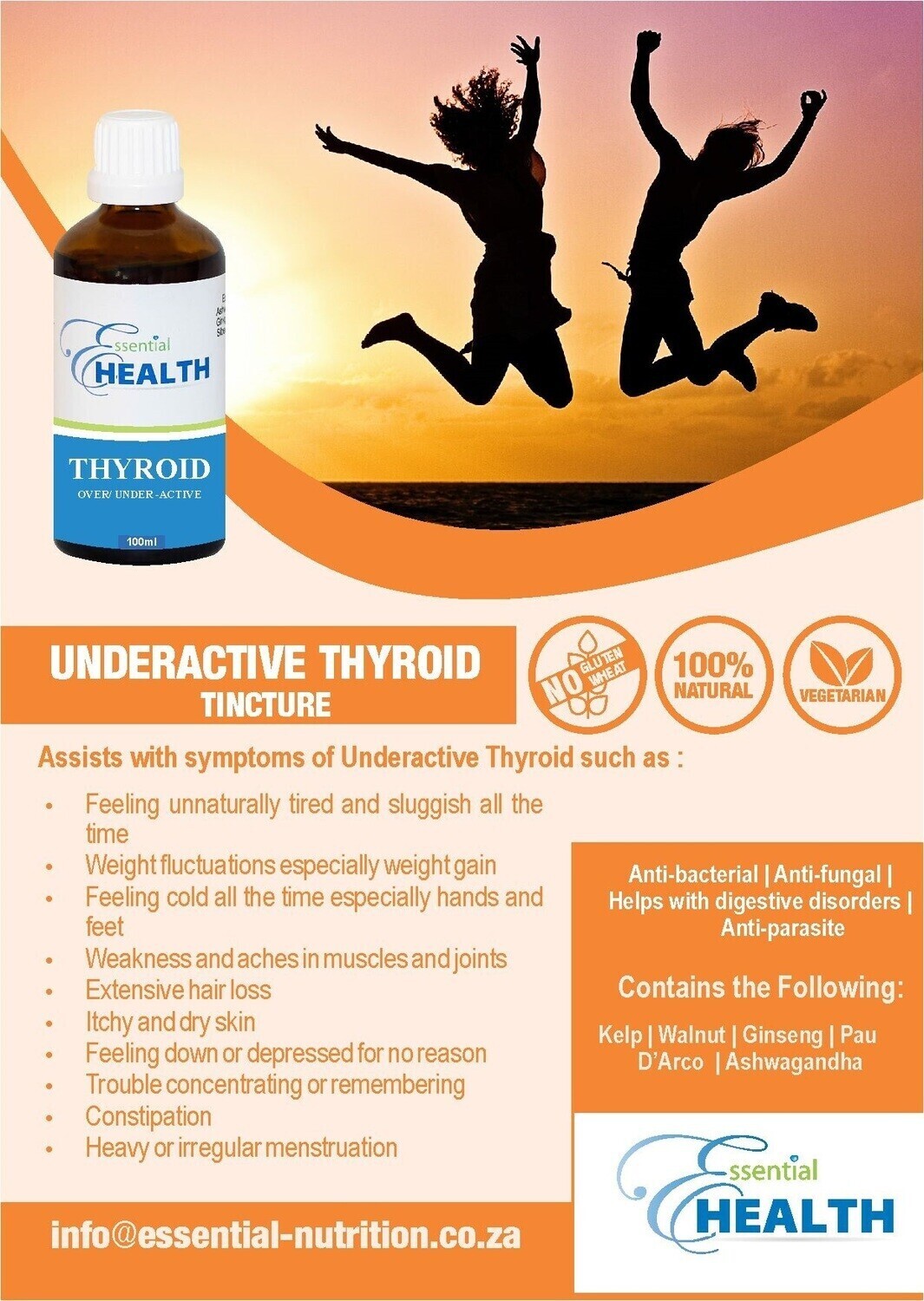 Essential Health Underactive Thyroid 100ml