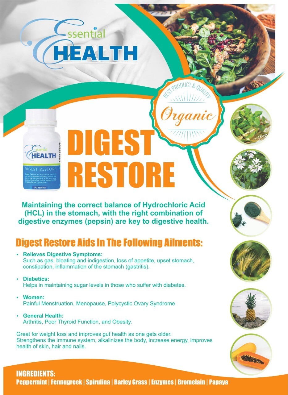 Essential Health Digest Restore 90