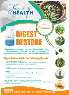 Essential Health Digest Restore 90