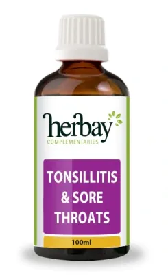 Herbay Tonsilitis &amp; Sore Throat 100ml