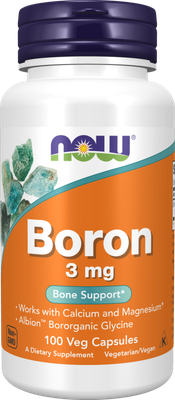 Now Foods Boron 3mg 100 cap