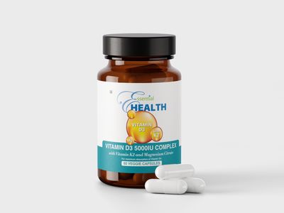 Essential Health Vitamin D3 Complex South Africa | D3 5000 + K2 + Magnesium | Health Basket