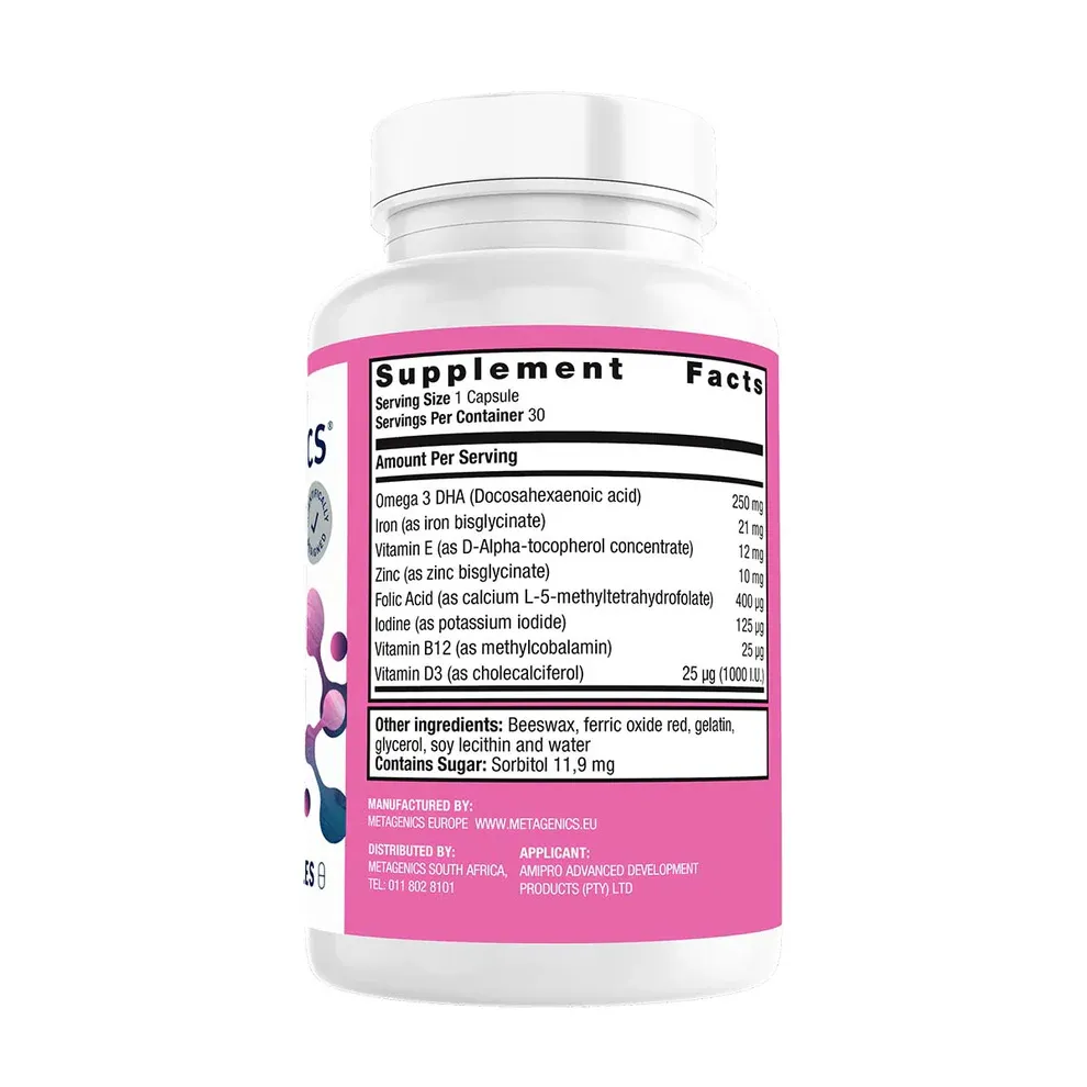 Metagenics MamaPlus Capsules South Africa | Pregnancy &amp; Fertility Support | Health Basket