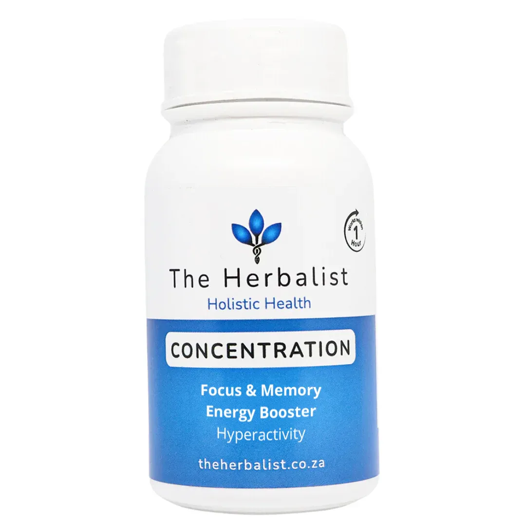 The Herbalist Concentration Capsules South Africa | Focus, Memory &amp; Brain Support | Health Basket