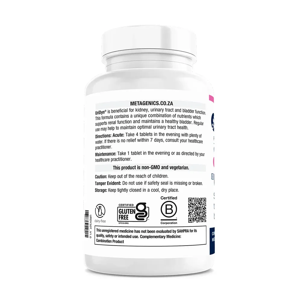 Metagenics UriDyn Capsules South Africa | Urinary Tract &amp; Bladder Support | Health Basket