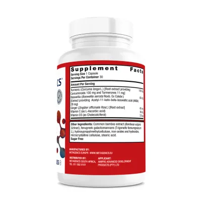 Metagenics Curcumin Complex South Africa | Joint &amp; Anti-Inflammatory Support | Health Basket