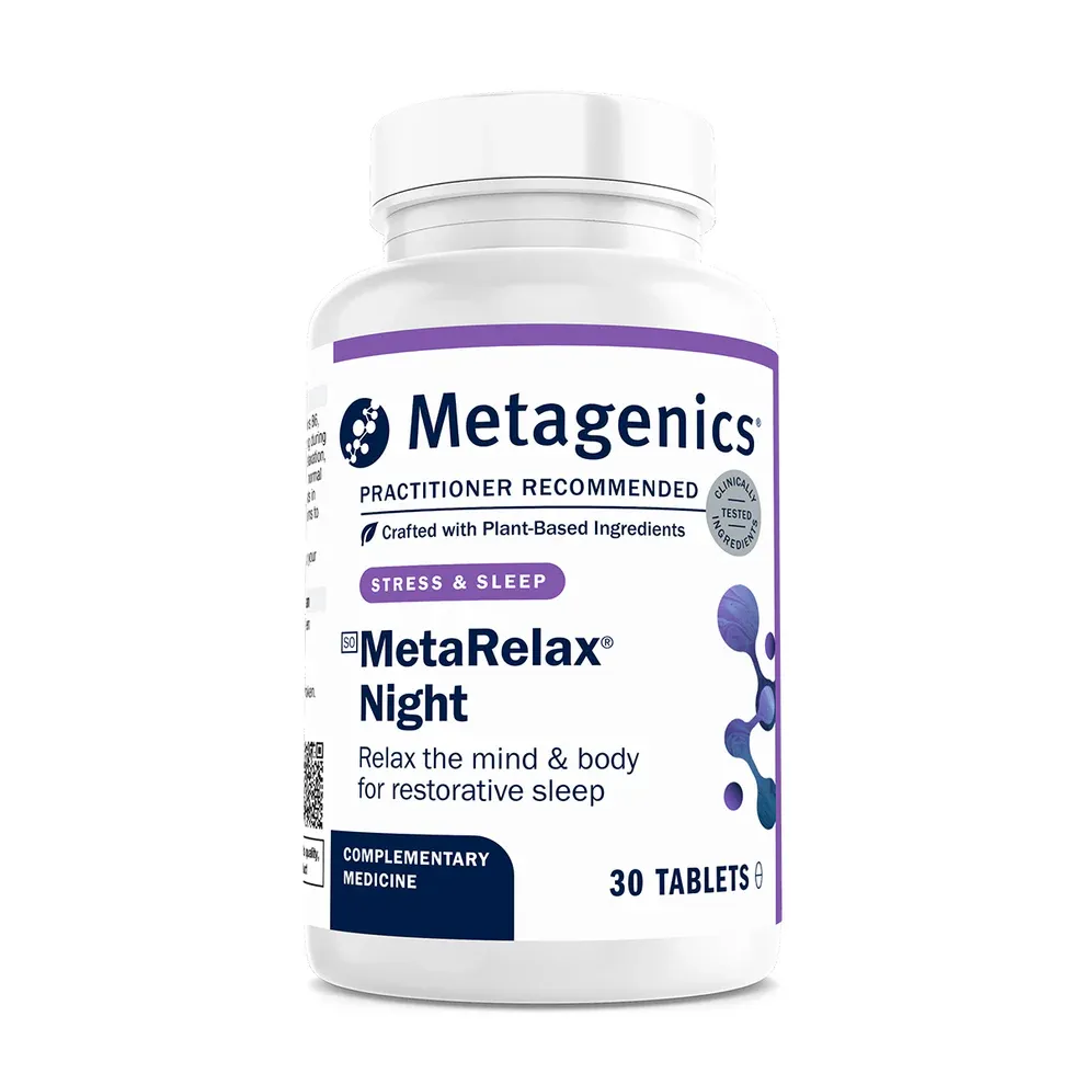 Metagenics MetaRelax Night South Africa | Sleep, Stress &amp; Nervous System Support | Health Basket
