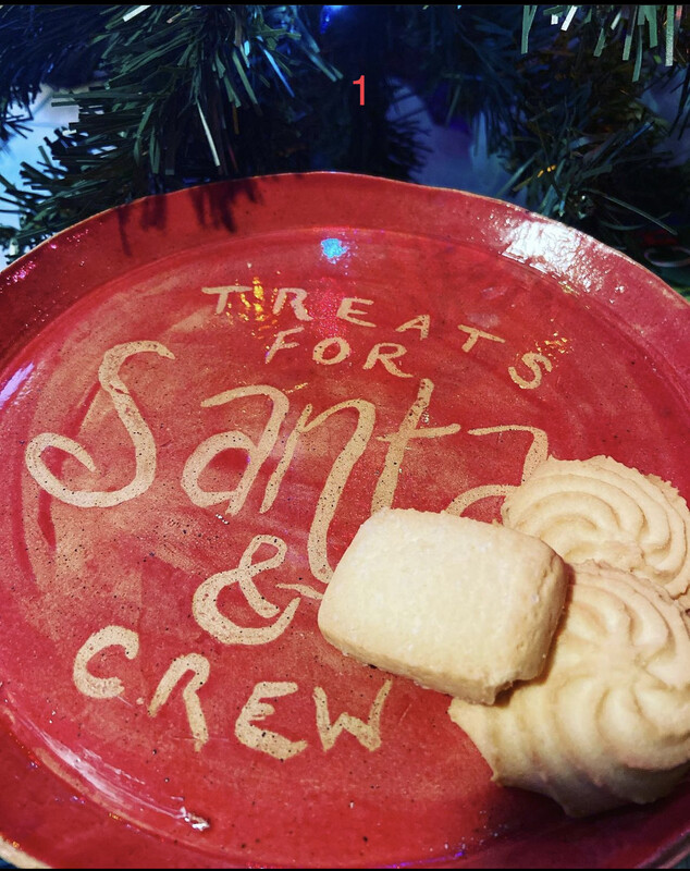 Treats For Santa Plate