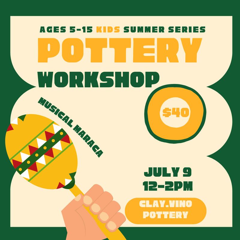 Kids Pottery Workshop Summer Series