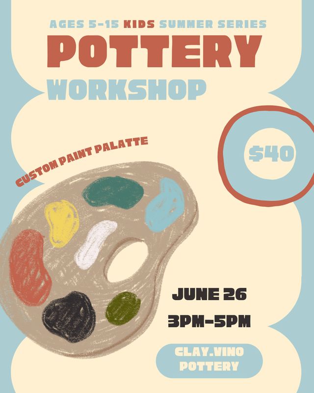 Kids Pottery Workshop Summer Series