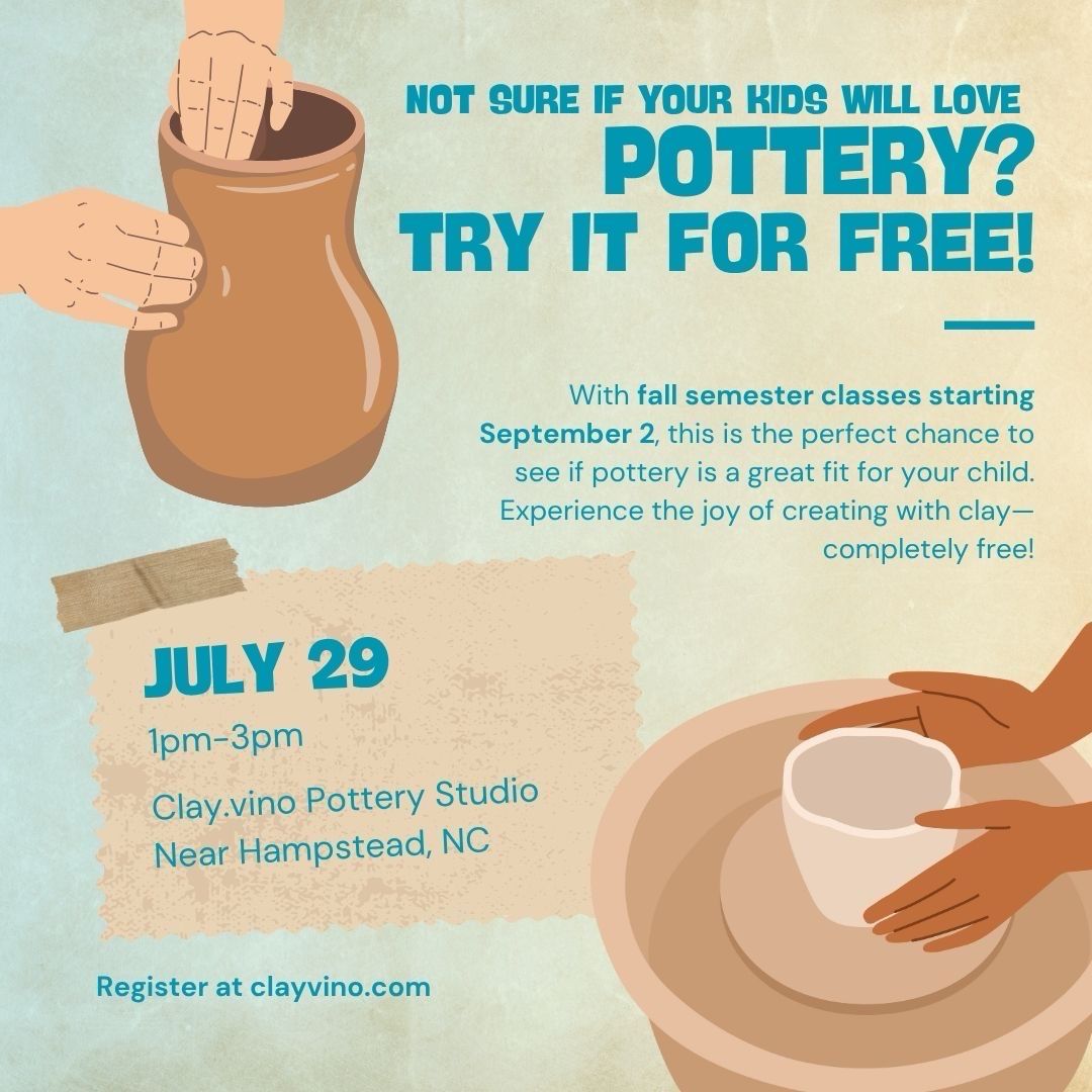 Free Homeschool Intro To Pottery Class